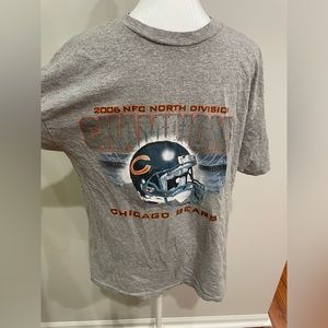 Chicago Bears 2006 NFC North Division Champs T-shirt NGL Grey T-shirt Large